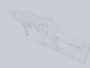 SFライフル 3Dモデル