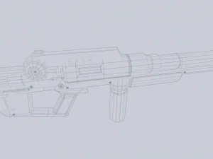 Fucile fantascientifico Modello 3D