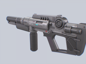 Scifi rifle Modello 3D
