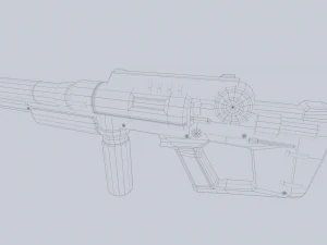 Fucile fantascientifico Modello 3D
