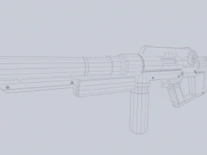 Fucile fantascientifico Modello 3D