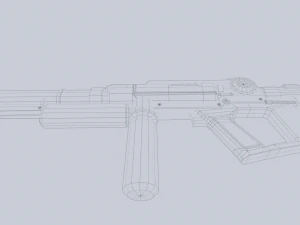 Fucile fantascientifico Modello 3D