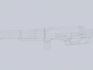 Fucile fantascientifico Modello 3D