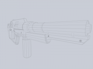 Scifi rifle Modello 3D