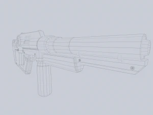 Fucile fantascientifico Modello 3D