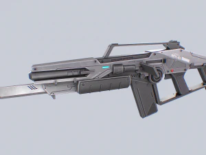 Scifi rifle collection 3D Model