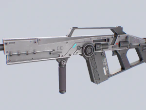 Scifi rifle collection 3D Model