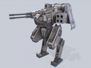 Defender Mech 3D Model