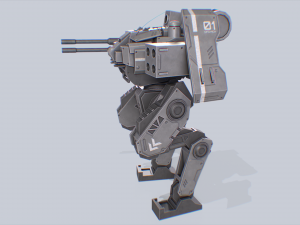 Defender Mech Model 3D