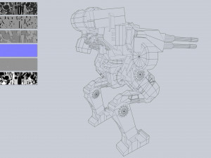 Defender Mech Model 3D