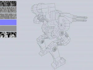 Defender Mech 3D Model