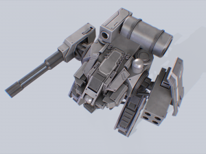 Defender Mech Model 3D