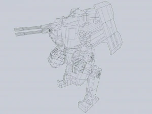 Defender Mech 3D Model