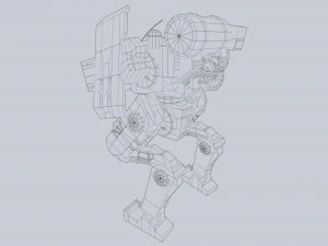 Defender Mech 3D Model