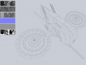 Unmanned Scifi Drone Modelo 3D