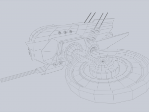 Unmanned Scifi Drone Modelo 3D