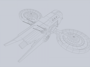 Unmanned Scifi Drone Modelo 3D