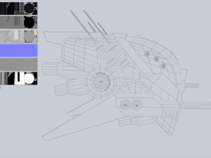 Unmanned Scifi Drone 3D Модель