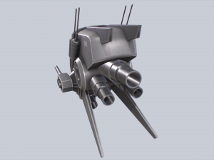 Unmanned Scifi Drone 3D Модель