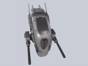 Unmanned Scifi Drone 3D Модель