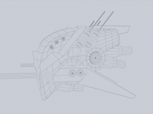 Unmanned Scifi Drone 3D Модель