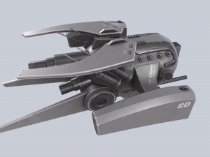 Unmanned Scifi Drone 3D Модель