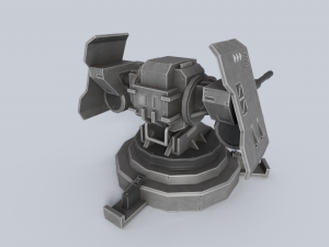 Prototype turret Modelo 3D