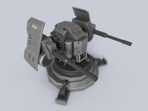 Prototype turret Modelo 3D