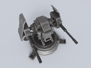 Prototype turret Modelo 3D