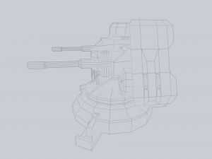 Prototype turret Modelo 3D