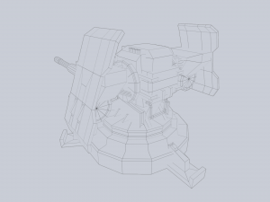 Prototype turret Modelo 3D