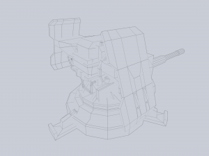 Prototype turret Modelo 3D