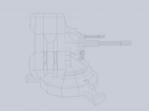 Prototype turret Modelo 3D