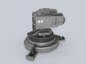 Prototype turret 3D Model