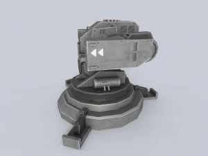 Prototype turret 3D Model