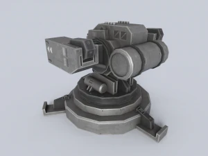 Prototype turret 3D Model