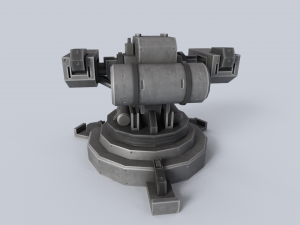 Prototype turret 3D Model