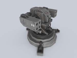 Prototype turret 3D Model