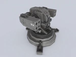 Prototype turret 3D Model
