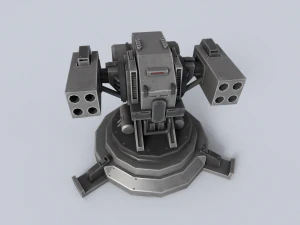 Prototype turret 3D Model