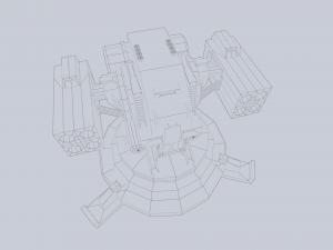 Prototype turret 3D Model