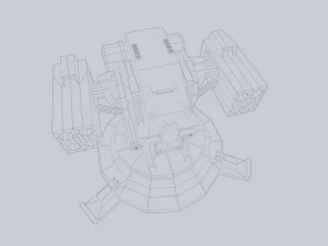 Prototype turret 3D Model