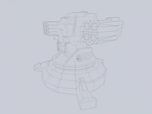 Prototype turret 3D Model