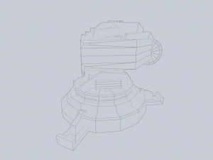 Prototype turret 3D Model