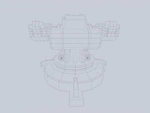 Prototype turret 3D Model