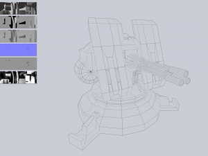 Prototype turret Modello 3D
