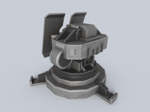 Prototype turret Modello 3D