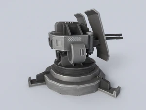 Torreta prototipo Modelo 3D