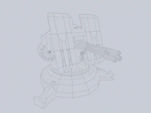 Torreta prototipo Modelo 3D