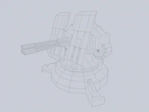 Torreta prototipo Modelo 3D